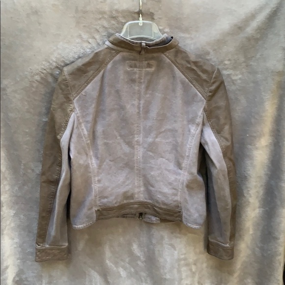 Blanc Noir Neiman Marcus motorcycle jacket size L - Picture 9 of 11